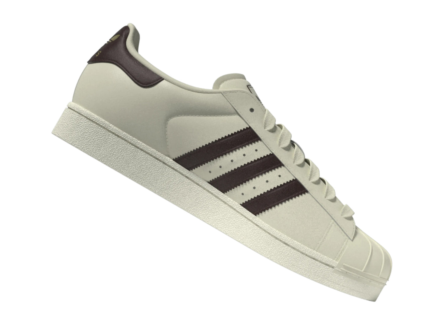 Adidas Superstar II KZ6731 Cream White Auburn angled lateral view