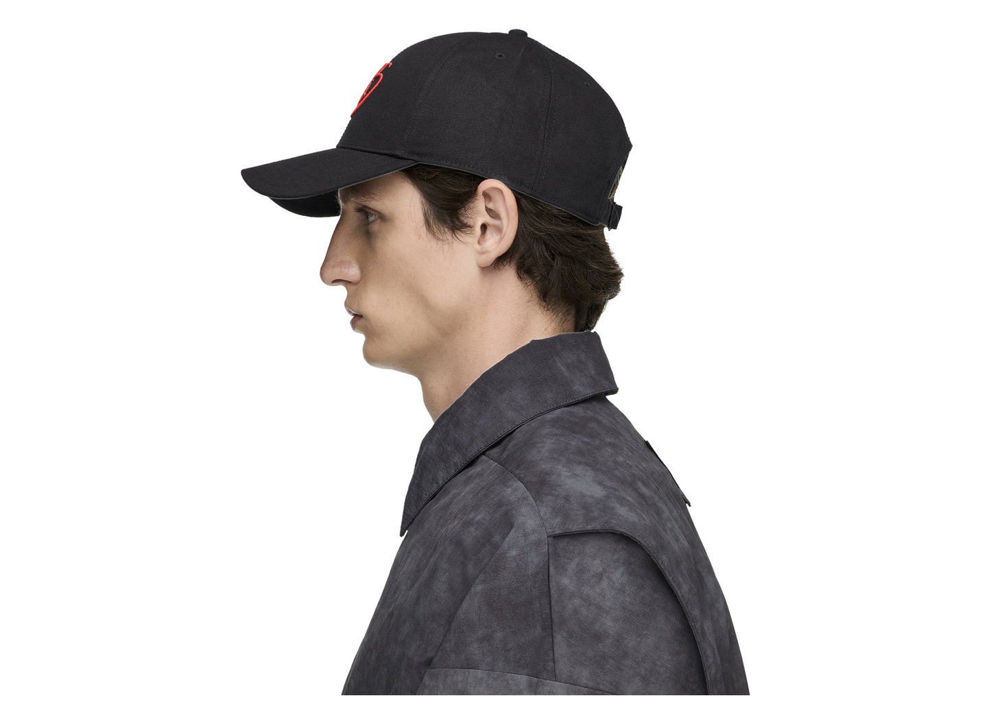 adidas x Tyrrell Winston Cap in Black / Better Scarlet