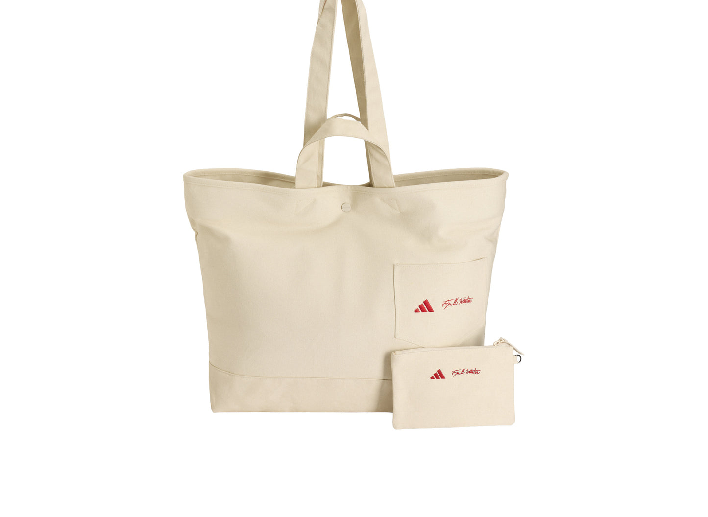adidas x Tyrrell Winston Tote Bag in Wonder White / Black