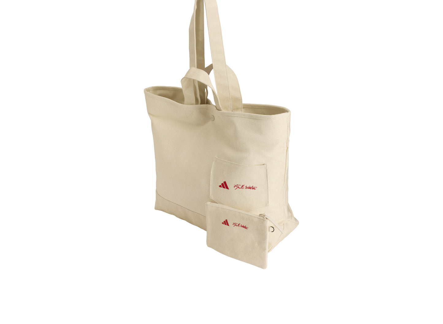 adidas x Tyrrell Winston Tote Bag in Wonder White / Black