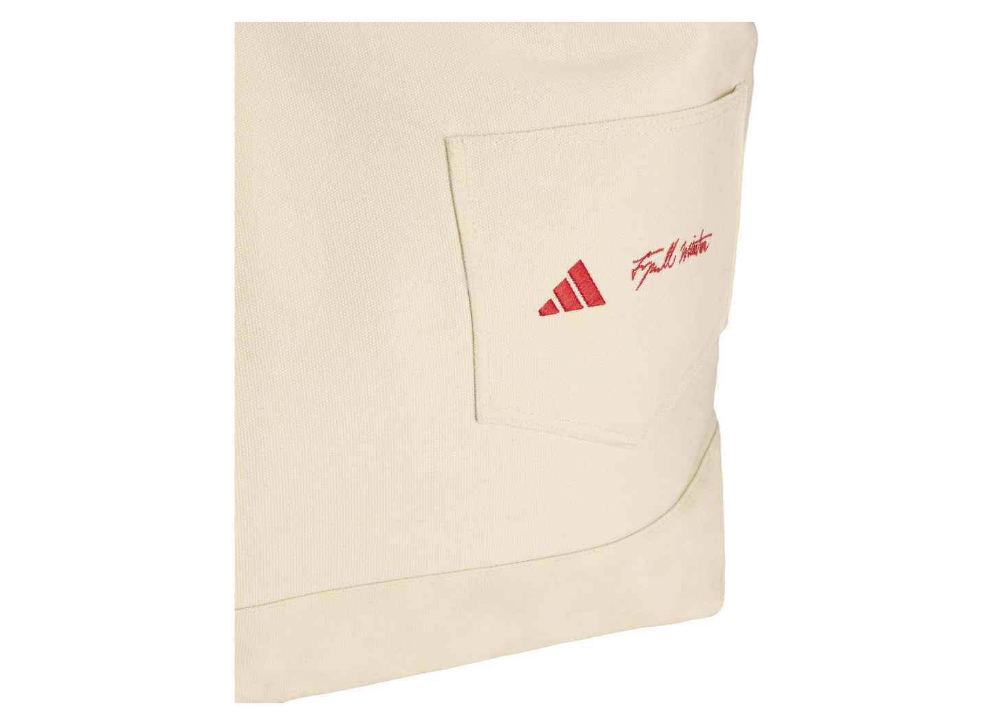 adidas x Tyrrell Winston Tote Bag in Wonder White / Black