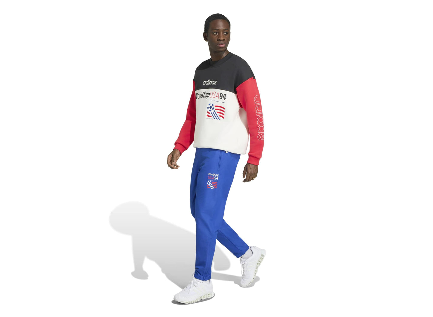Adidas USA 94 Graphic Sweatshirt in Black / Cloud White