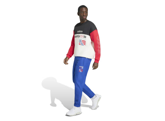 Adidas USA 94 Graphic Sweatshirt in Black / Cloud White