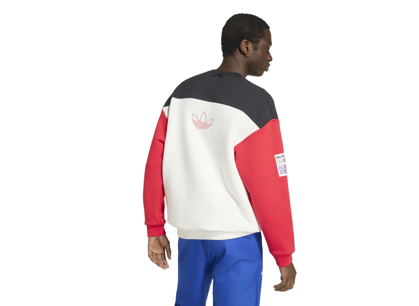 Adidas USA 94 Graphic Sweatshirt in Black / Cloud White