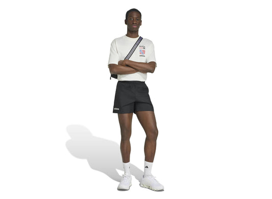 Adidas USA 94 Graphic Shorts in Black