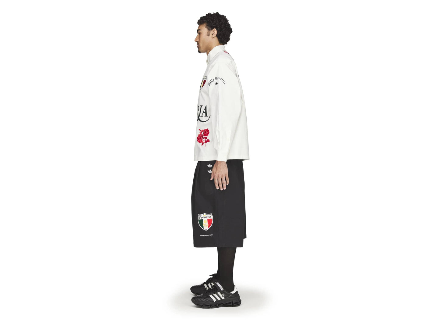 Adidas WC Chavarria Button Up Shirt in Off White