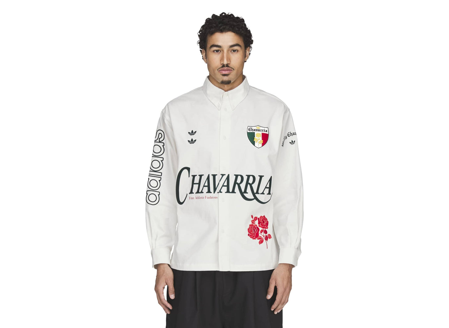 Adidas WC Chavarria Button Up Shirt in Off White