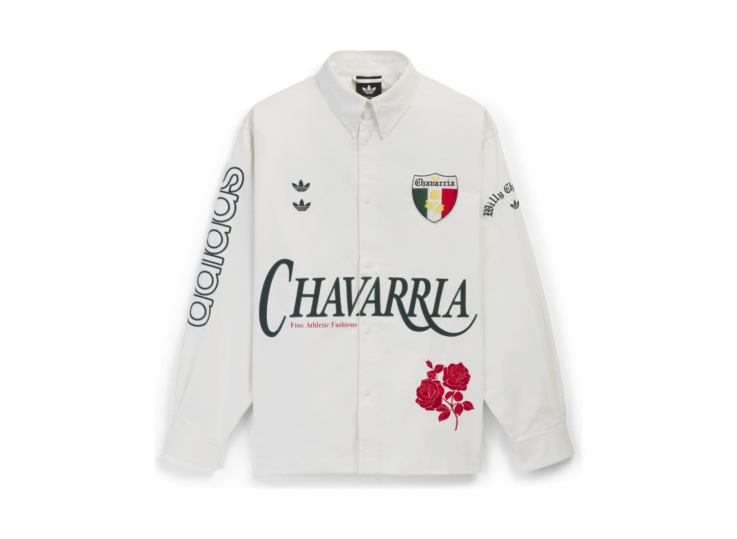 Adidas WC Chavarria Button Up Shirt in Off White