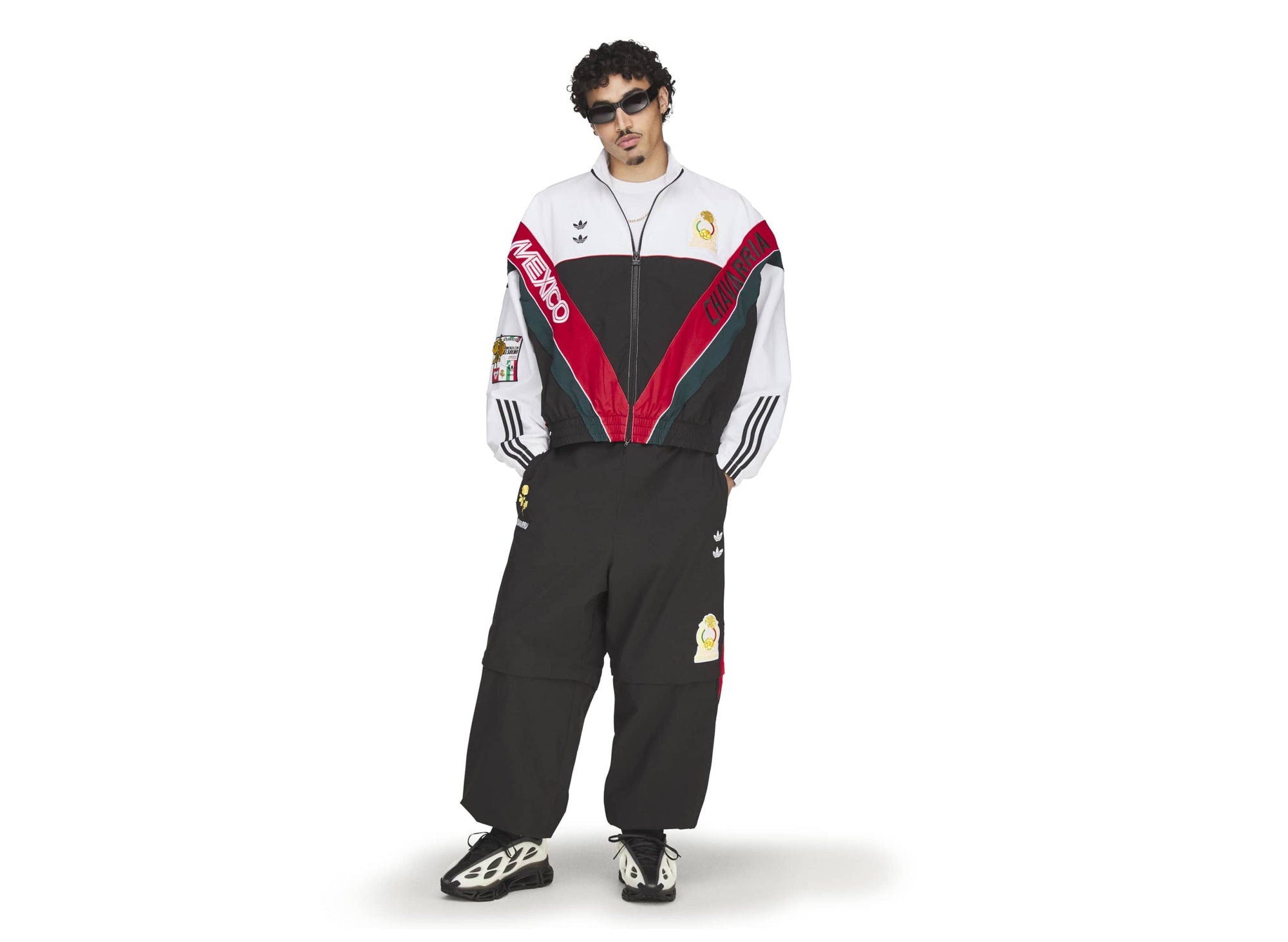 Adidas WC Chavarria CDM Woven Track Jacket in White / Black