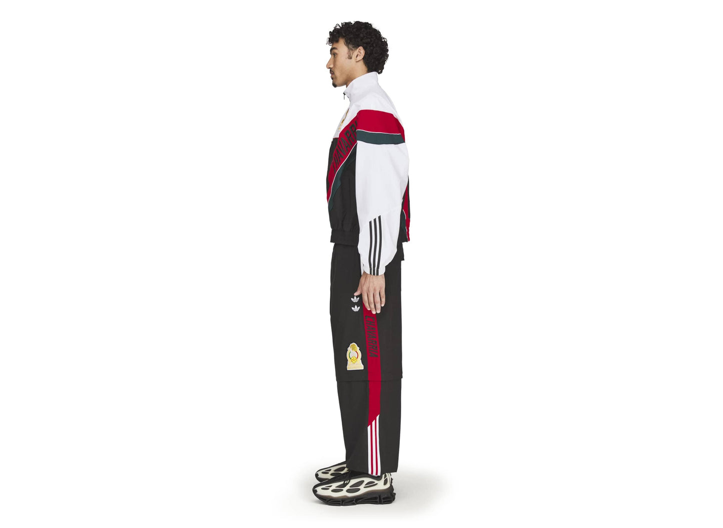 Adidas WC Chavarria CDM Woven Track Jacket in White / Black
