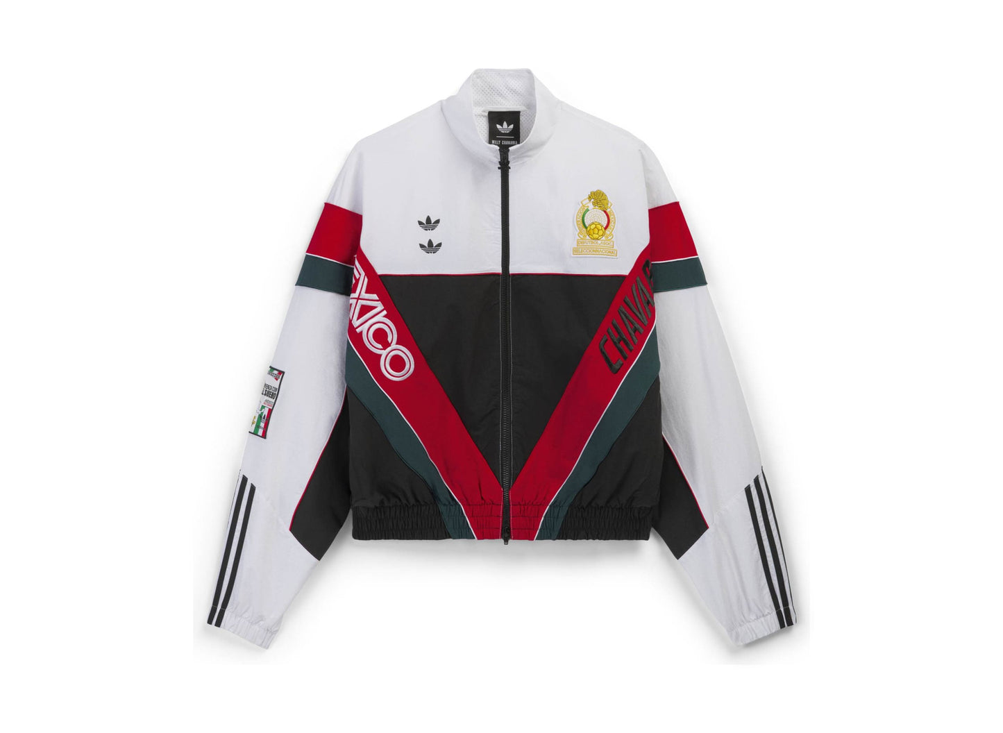 Adidas WC Chavarria CDM Woven Track Jacket in White / Black