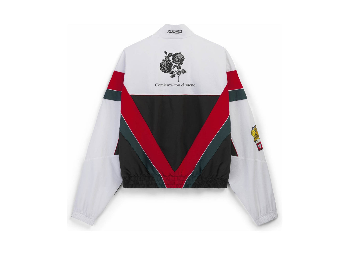 Adidas WC Chavarria CDM Woven Track Jacket in White / Black
