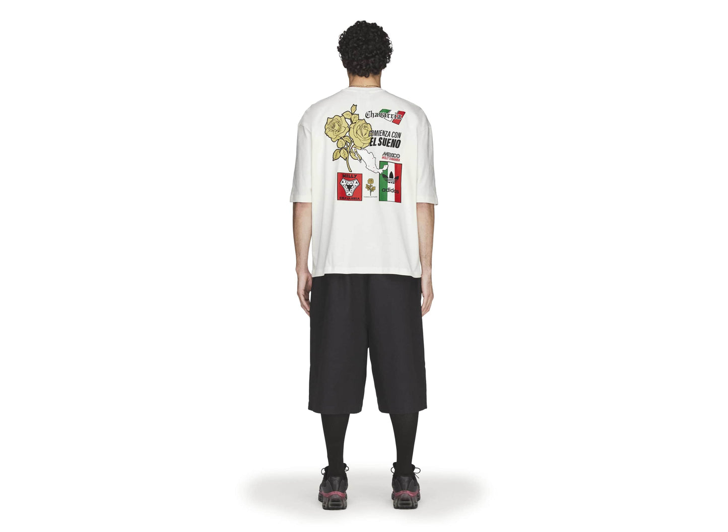 Adidas WC Chavarria Graphic Tee in Off White