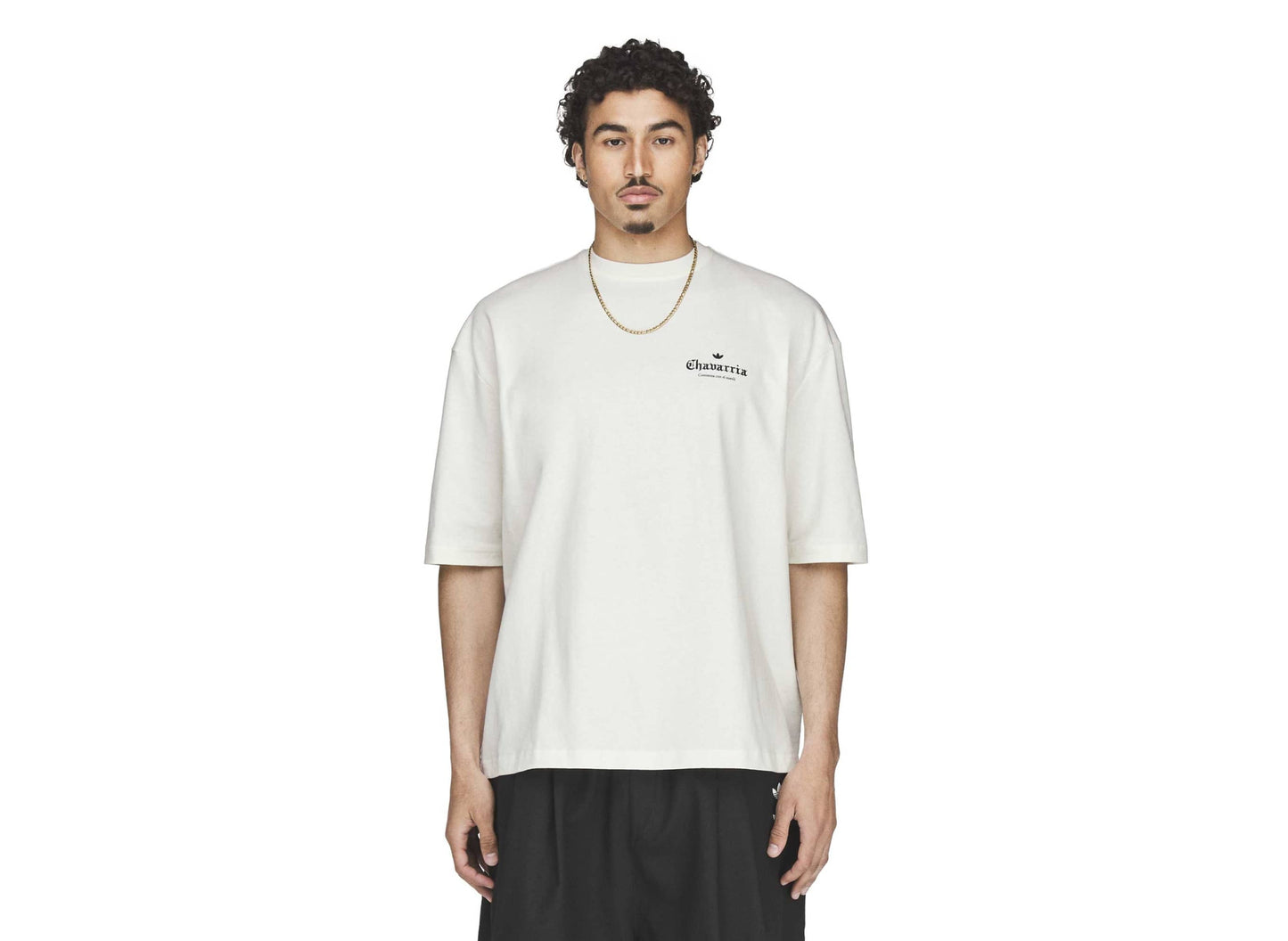 Adidas WC Chavarria Graphic Tee in Off White
