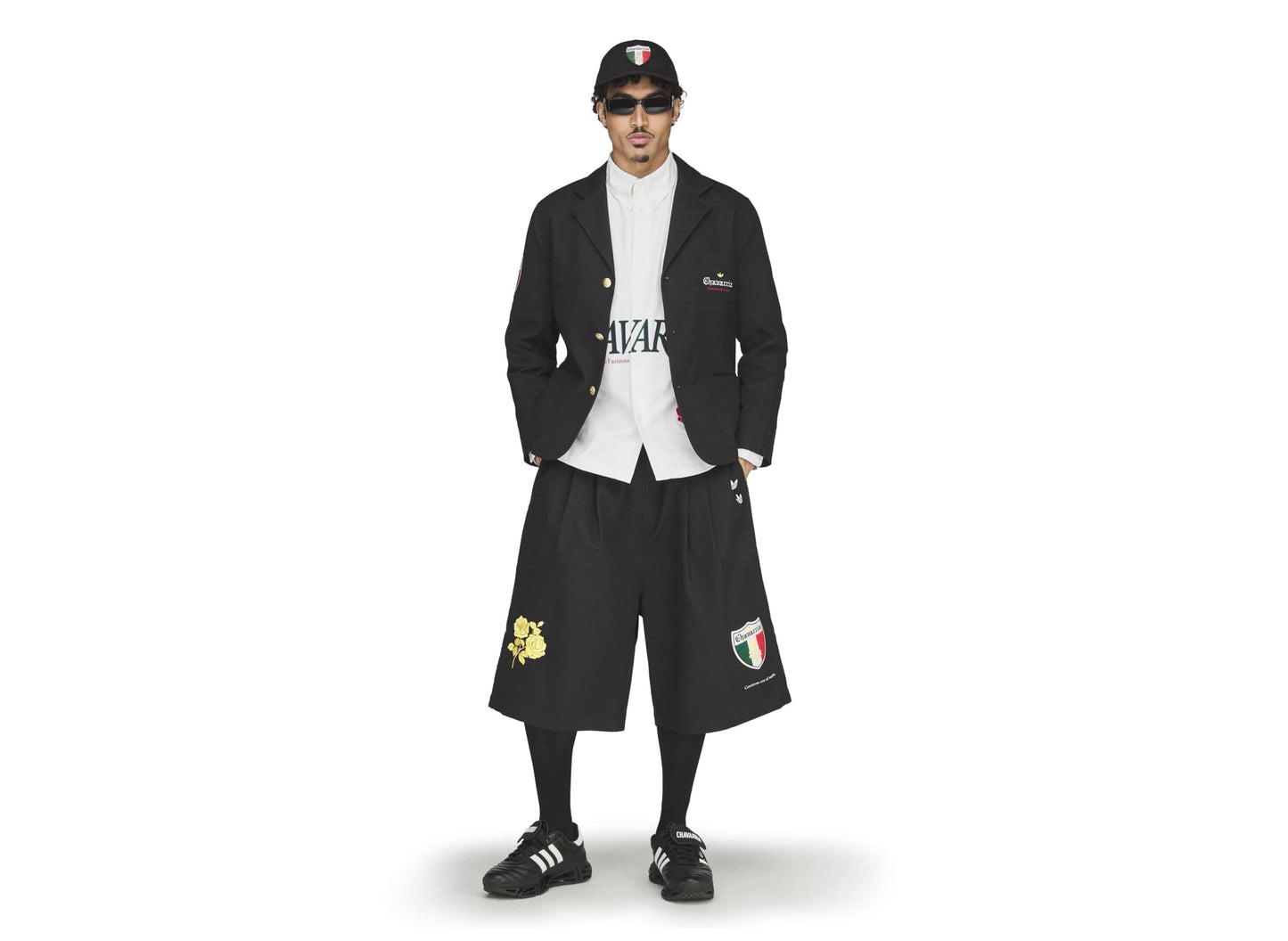 Adidas WC Chavarria Players Twill Blazer Jacket in Black