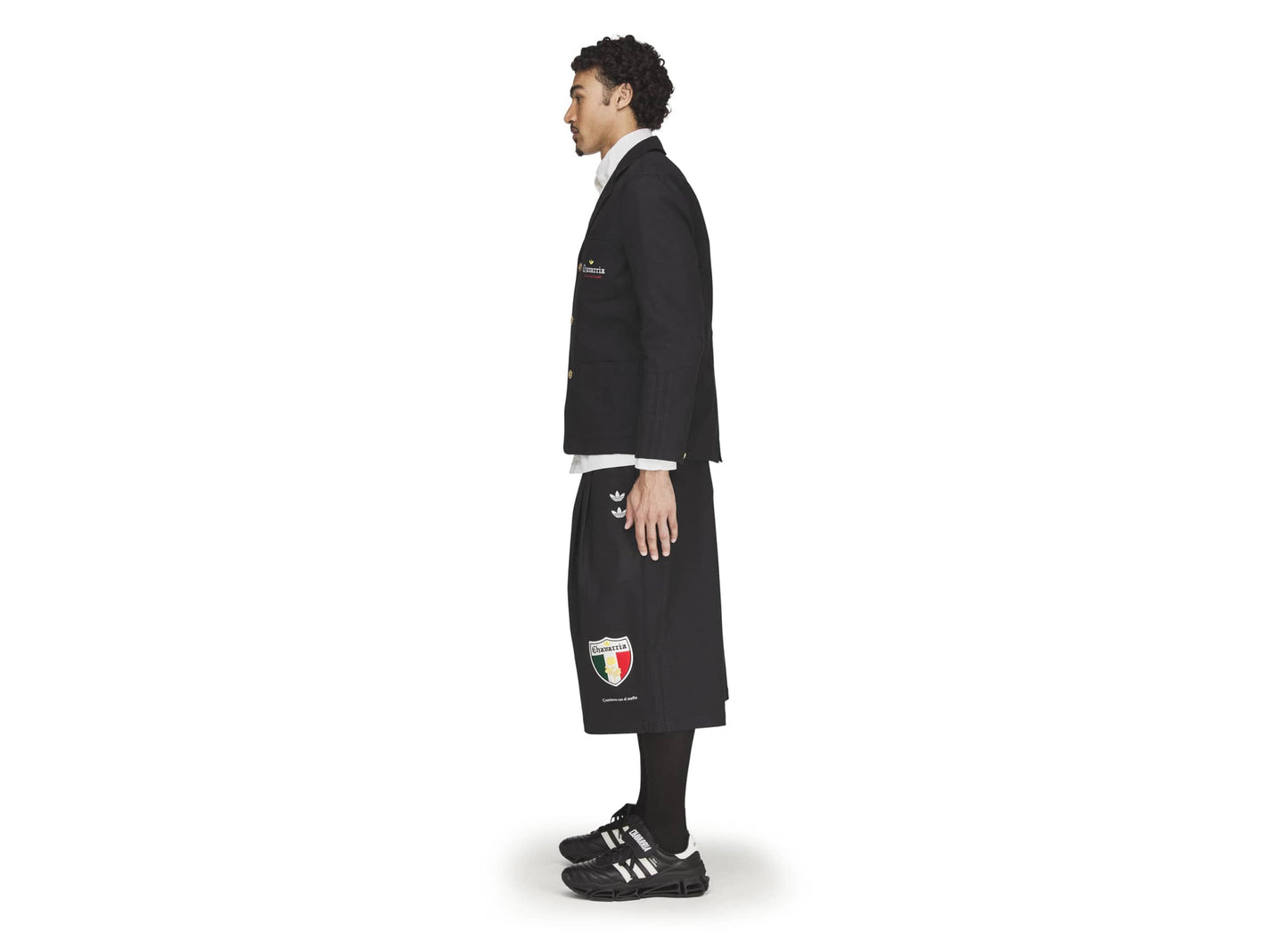 Adidas WC Chavarria Players Twill Blazer Jacket in Black