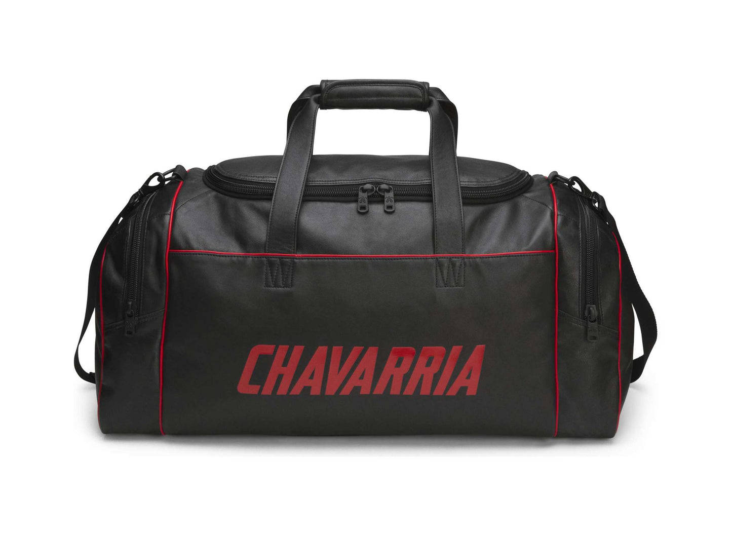 Adidas WC Chavarria Premium Leather Gym Bag in Black