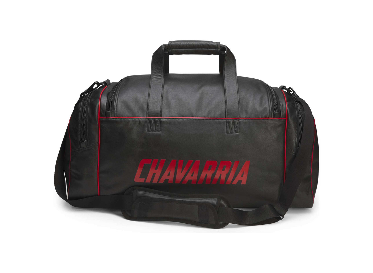 Adidas WC Chavarria Premium Leather Gym Bag in Black