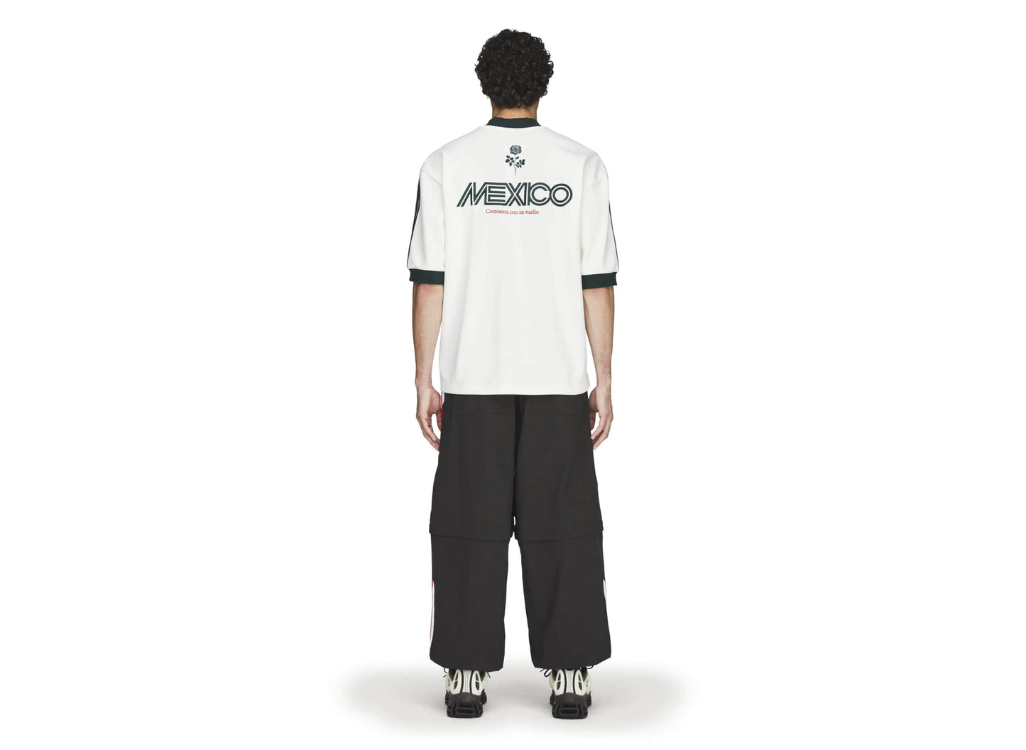 Adidas WC Chavarria Soccer Tee in Off White
