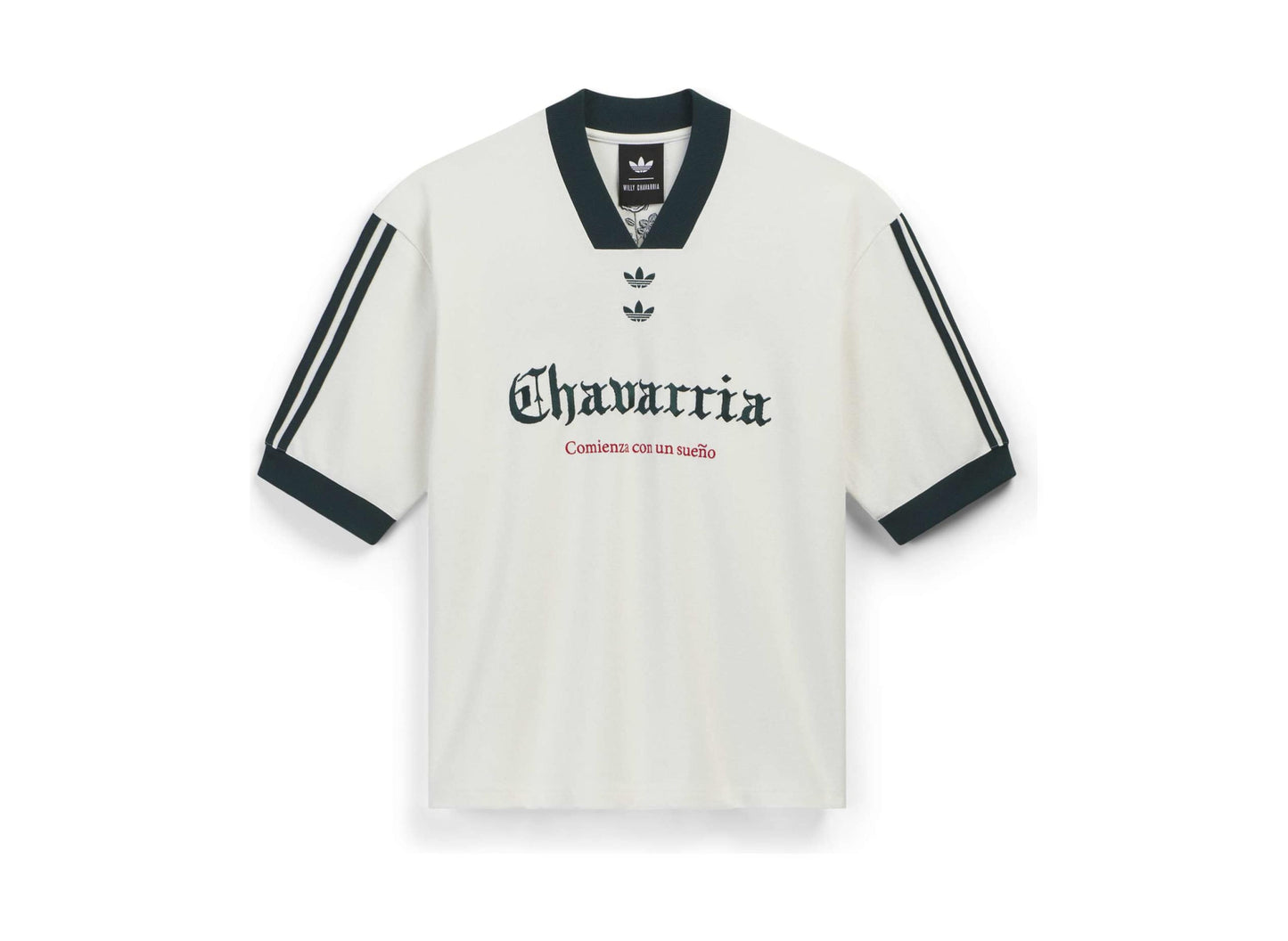 Adidas WC Chavarria Soccer Tee in Off White