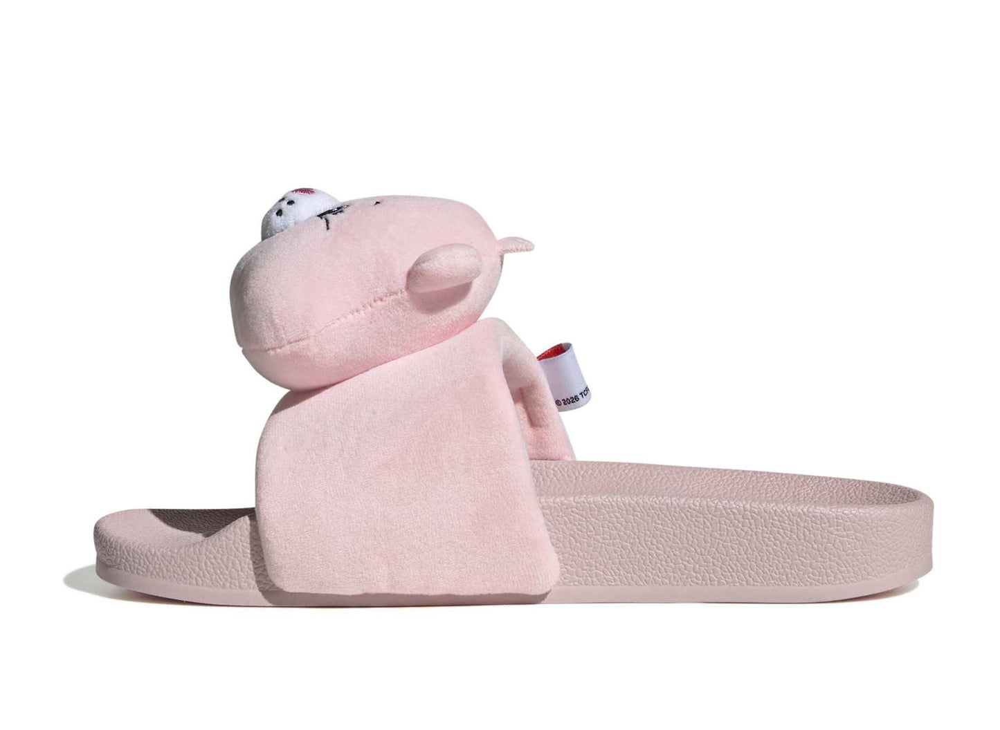 Women's Adidas Care Bears Adilette Slides in Clear Pink / White