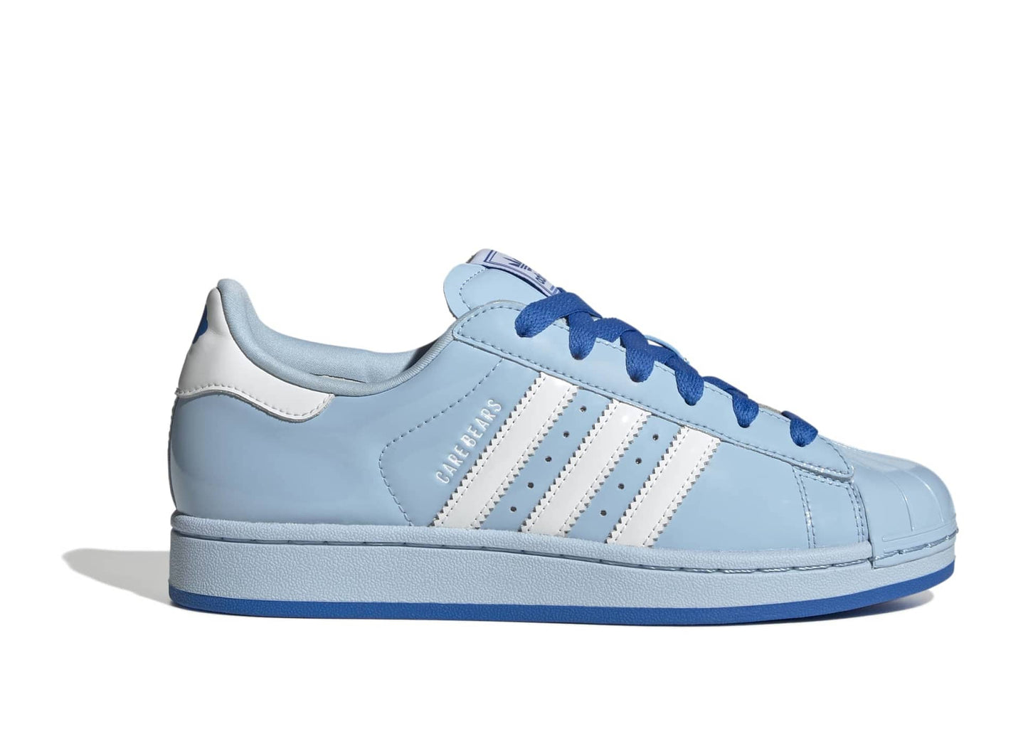 Women's Adidas Care Bears Superstar II in Clear Sky / White