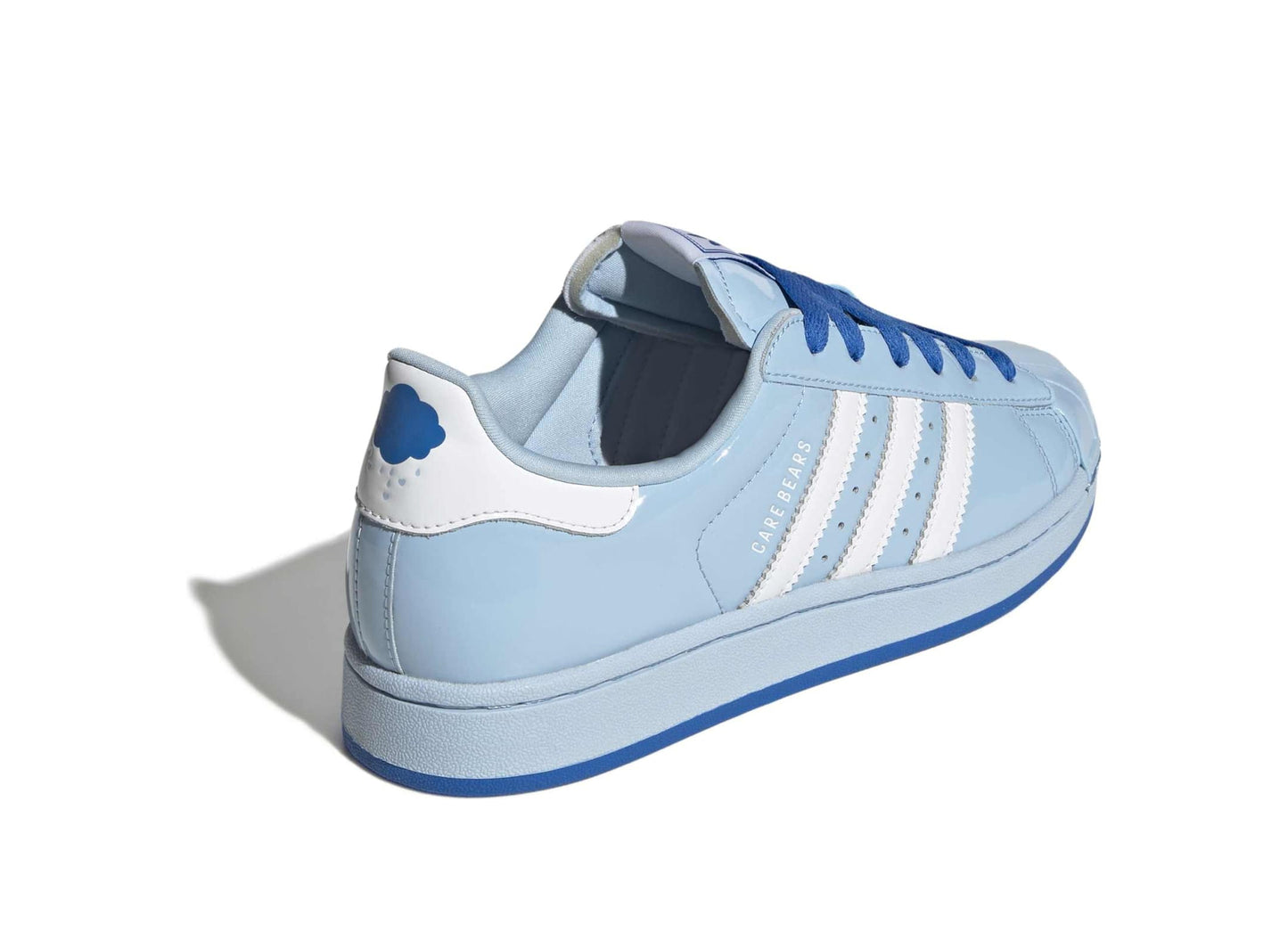 Women's Adidas Care Bears Superstar II in Clear Sky / White