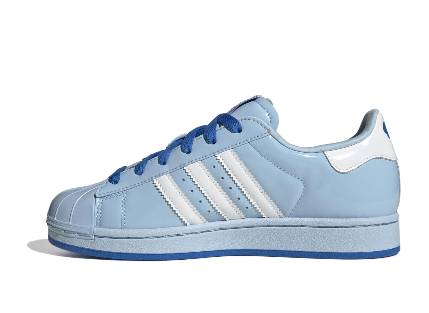 Women's Adidas Care Bears Superstar II in Clear Sky / White