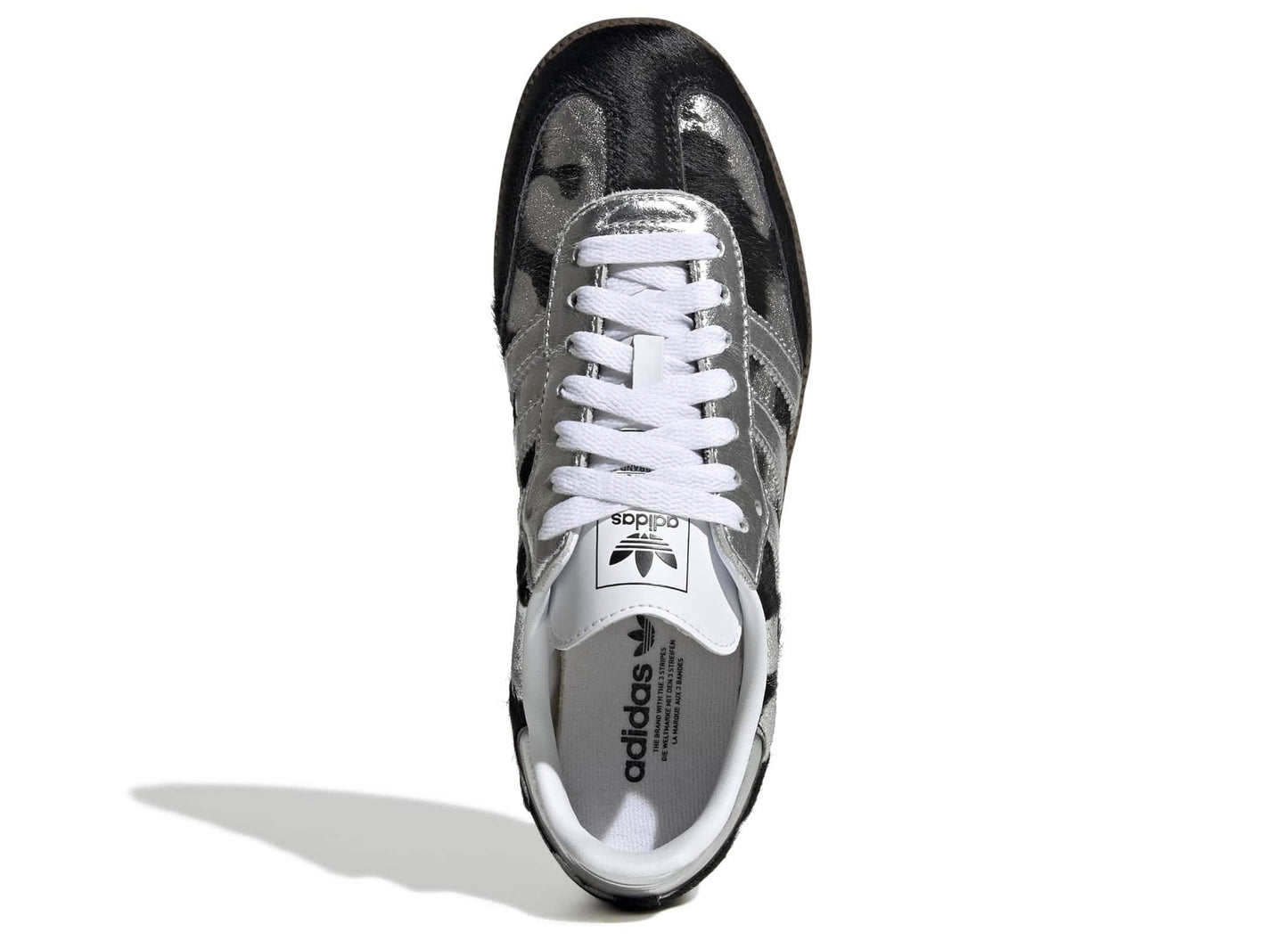 Women's Adidas Samba OG in Core Black / Silver Metallic