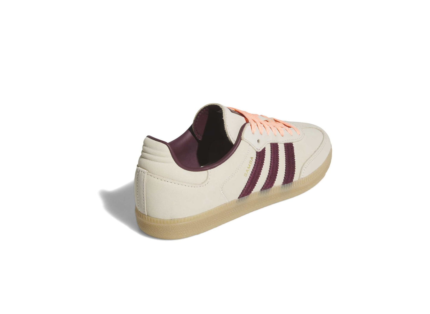 Women's Adidas Samba OG in Wonder White / Maroon