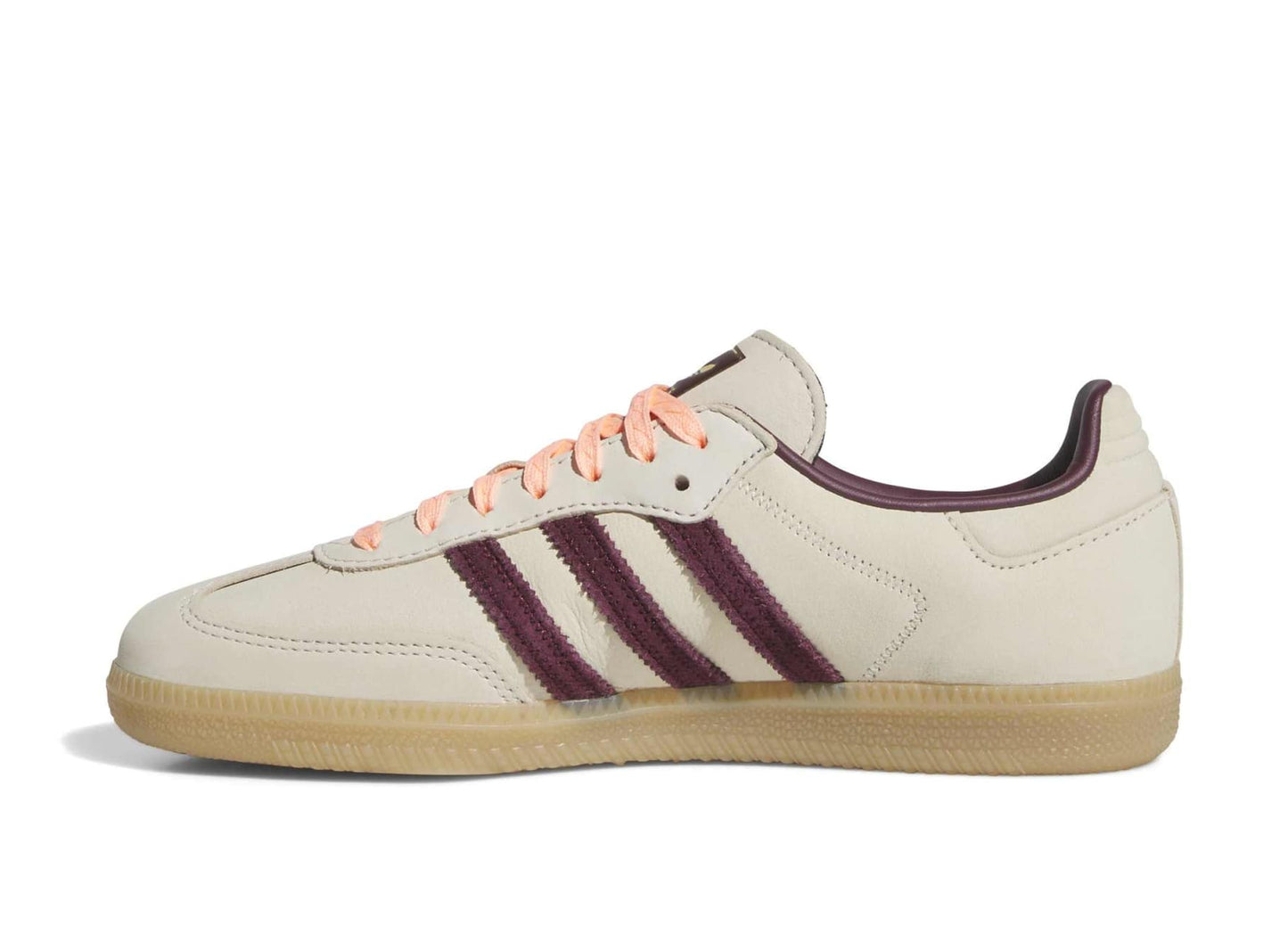 Women's Adidas Samba OG in Wonder White / Maroon