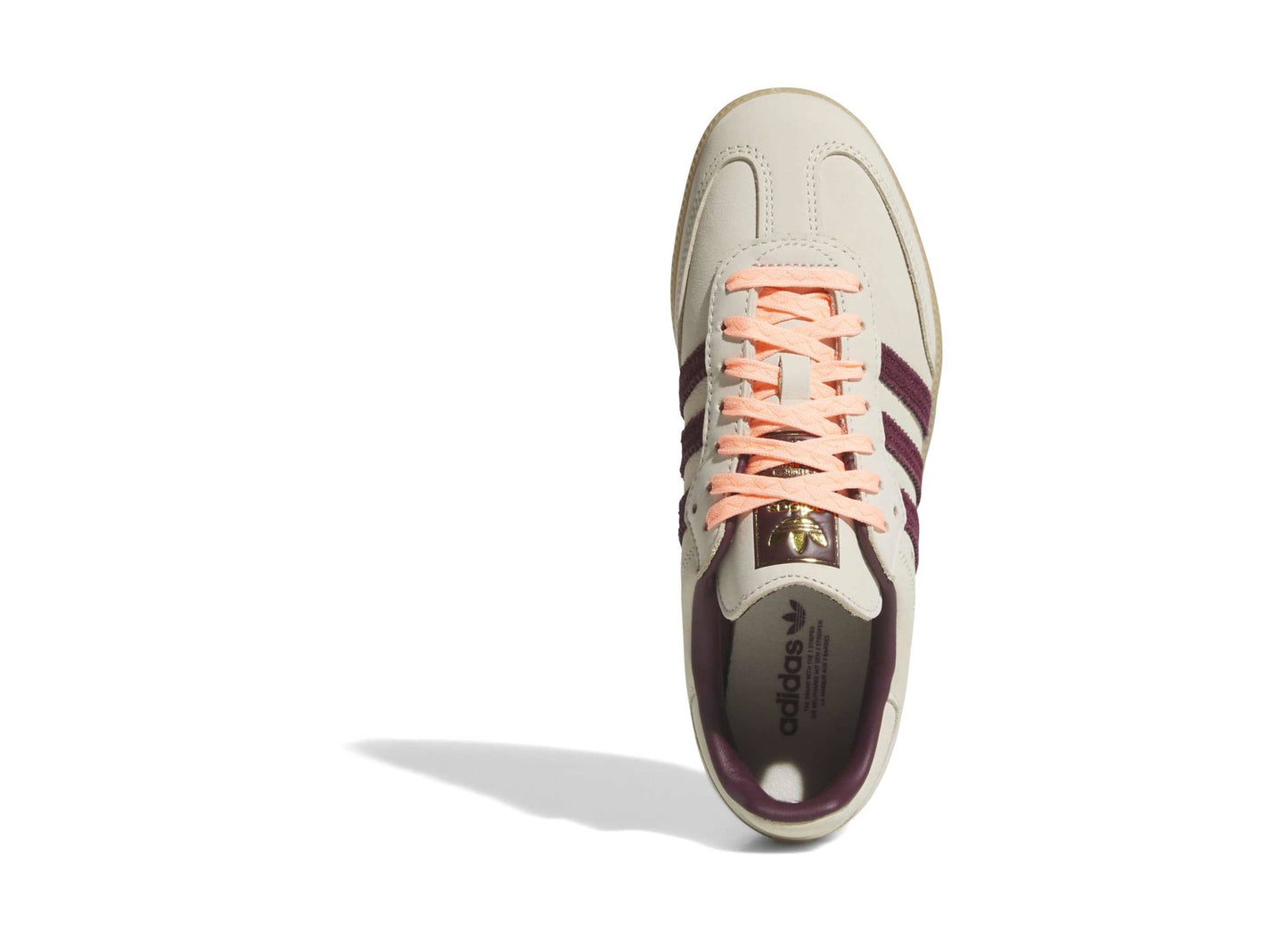 Women's Adidas Samba OG in Wonder White / Maroon