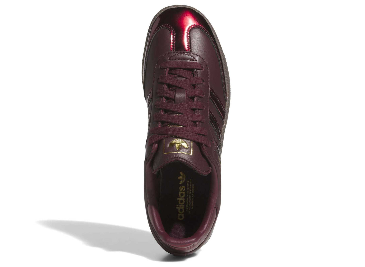 Women's Adidas Samba OG LT in Maroon / Gold Metallic – Oneness Boutique