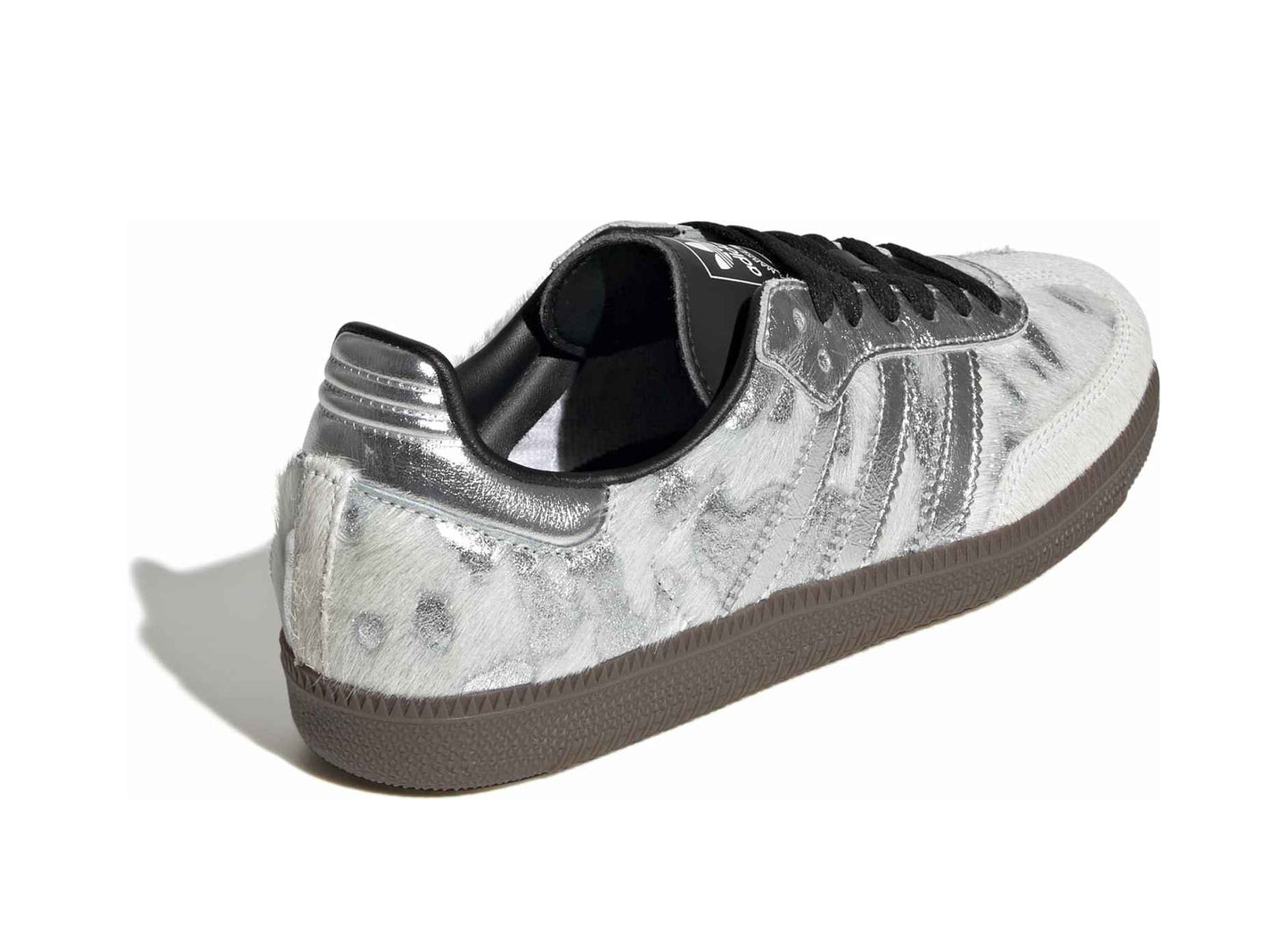 Women's Adidas Samba OG in Cream White / Silver Metallic