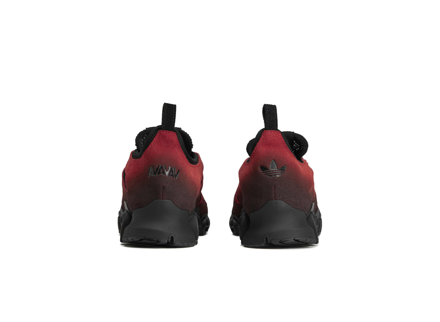 Women's Adidas x AVAVAV Megaride Cutout in Core Black / Power Red