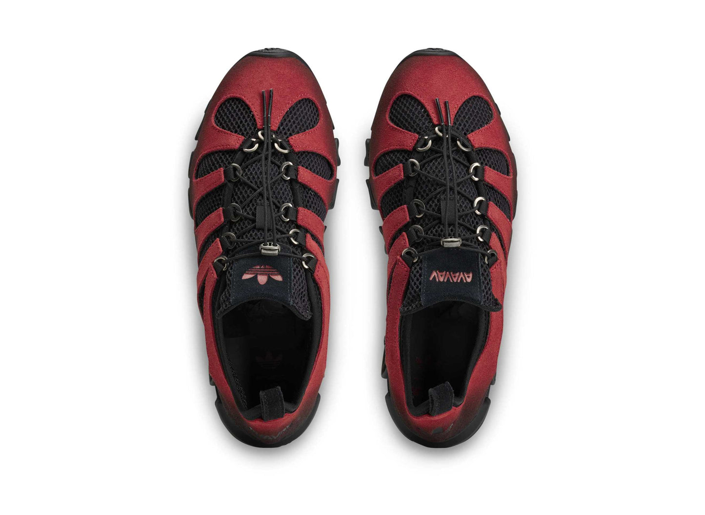 Women's Adidas x AVAVAV Megaride Cutout in Core Black / Power Red