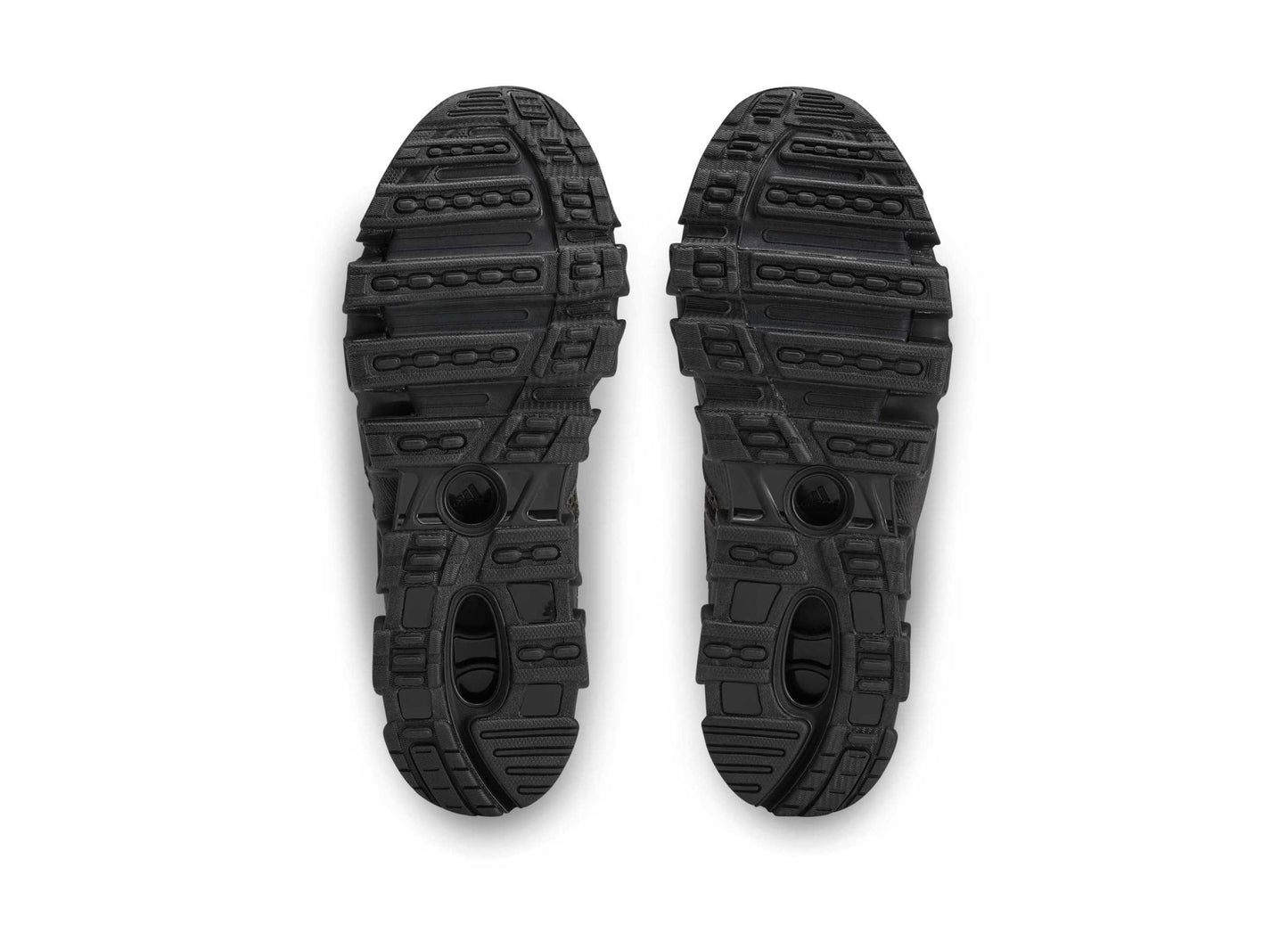Women's Adidas x AVAVAV Megaride Cutout in Core Black / Shadow Olive