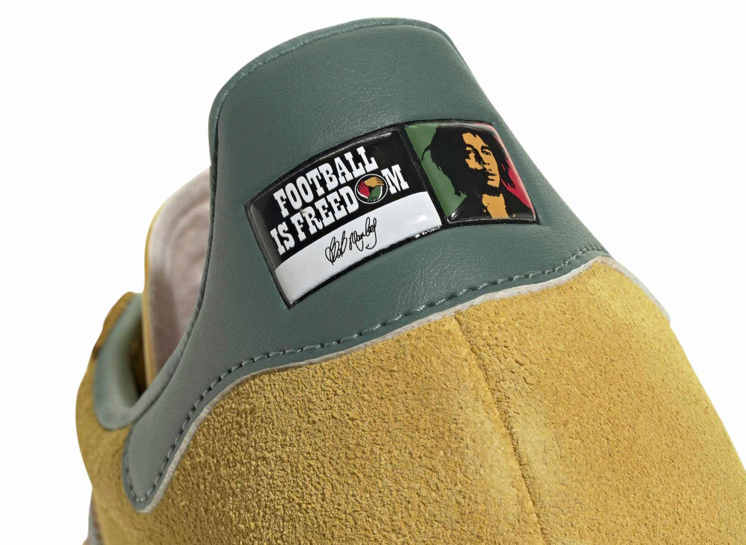 Adidas x Bob Marley Gazelle in Bold Gold — view 6