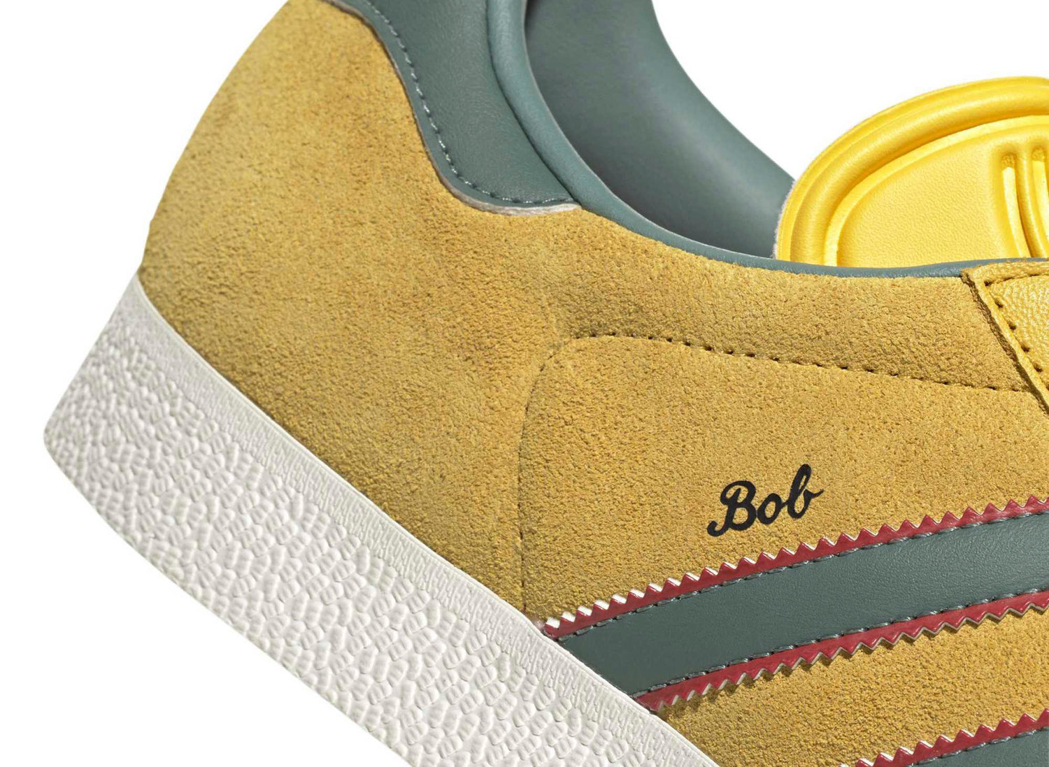 Adidas x Bob Marley Gazelle in Bold Gold — view 7