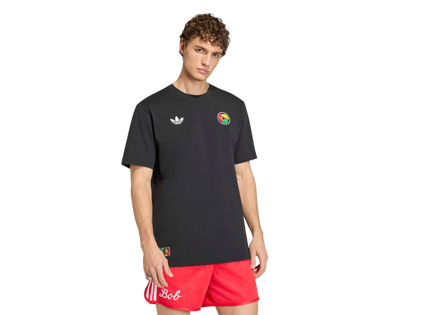 Adidas x Bob Marley OG Tee in Black — view 2