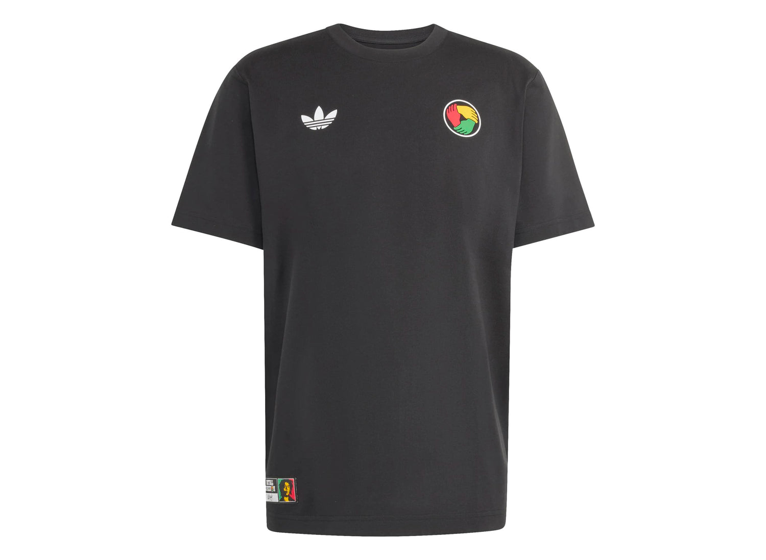 Adidas x Bob Marley OG Tee in Black — view 4