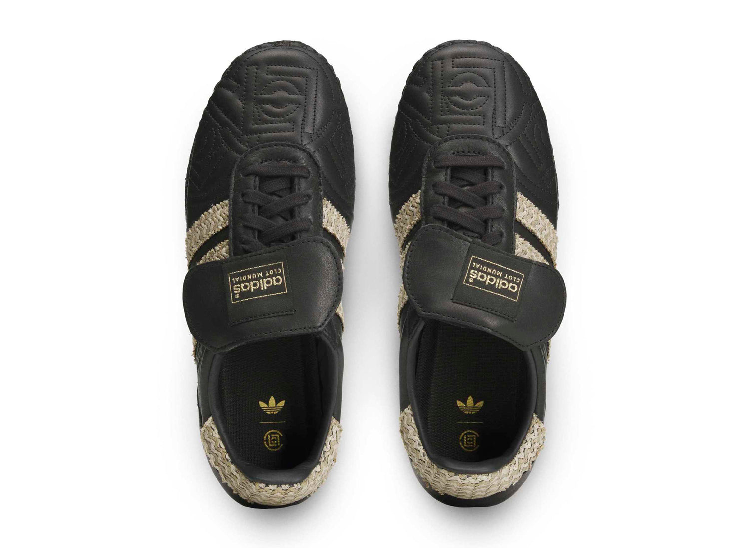Adidas x CLOT Mundial by EDC in Core Black / Hemp — view 4