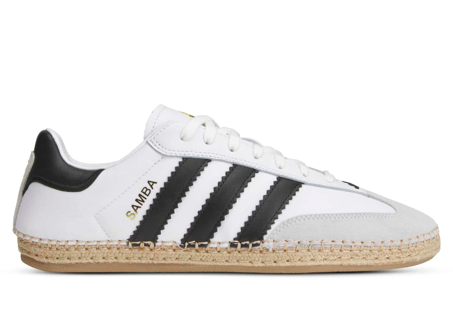 Adidas x CLOT Samba Espadrille by EDC in Footwear White / Core Black