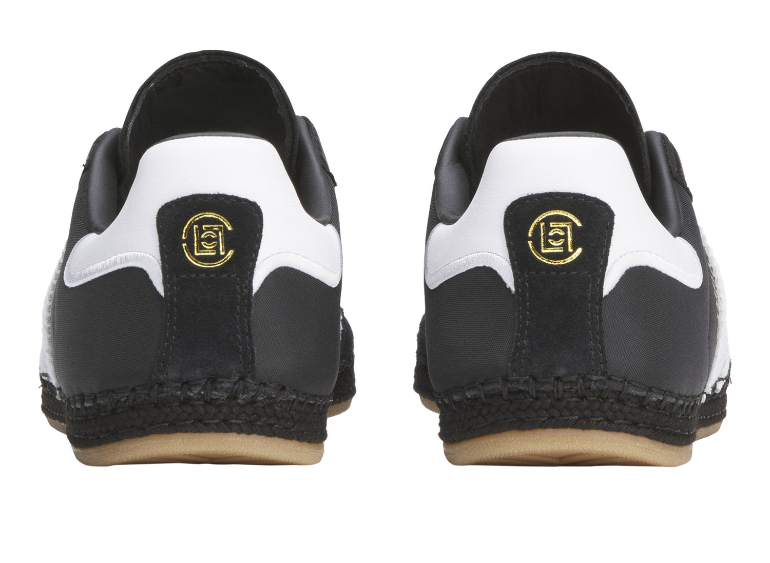 adidas x CLOT Samba Espadrille in Core Black and Footwear White, men's sneaker, view 4