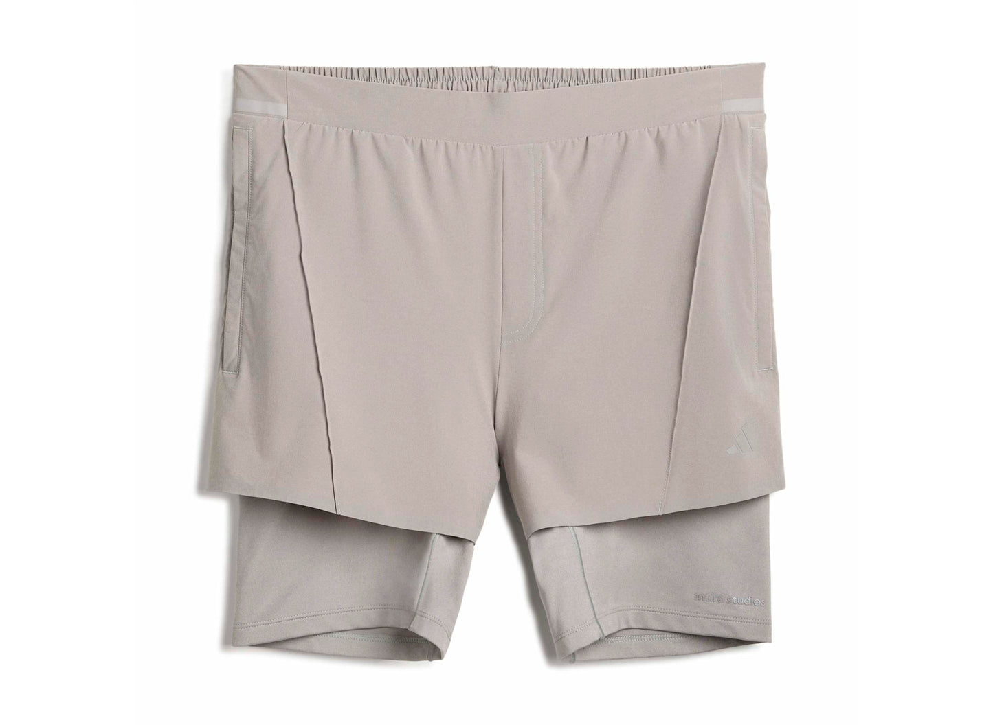 Adidas x Entire Studios D4T 2in1 Short in Dove Grey — view 6