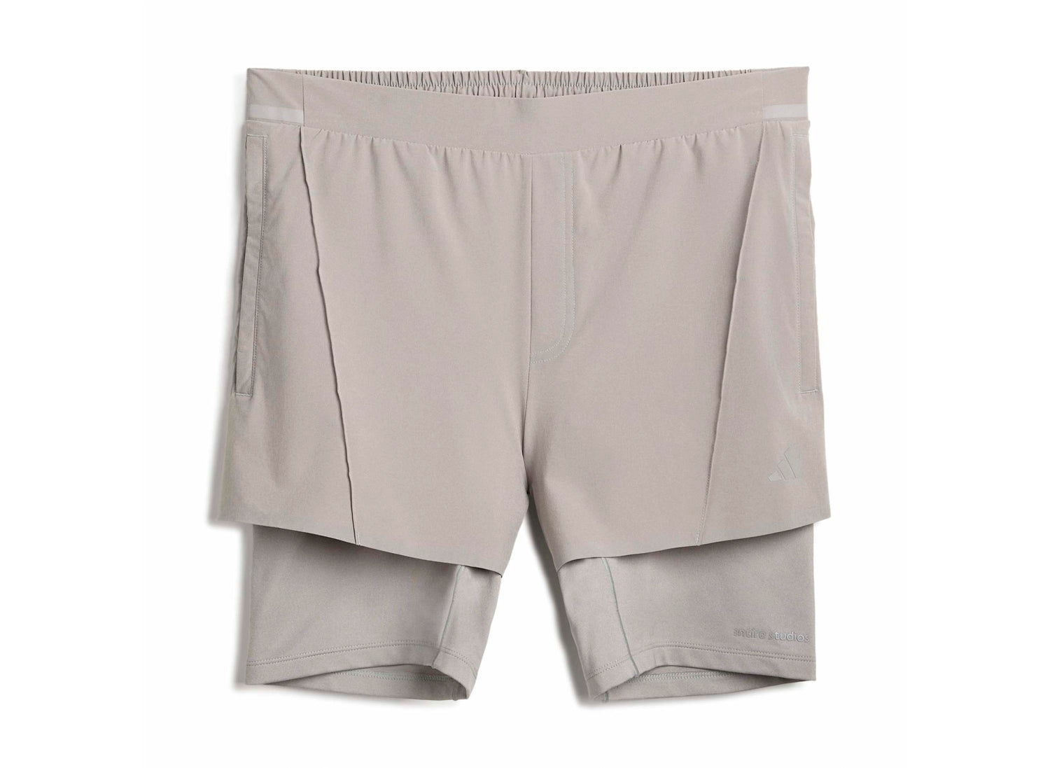 Adidas x Entire Studios D4T 2in1 Short in Dove Grey — view 6
