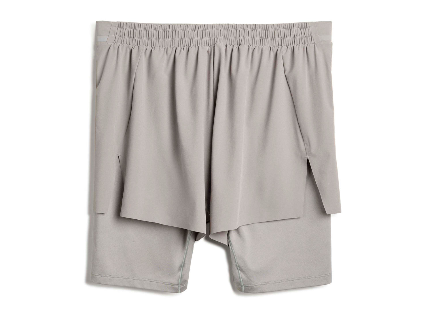 Adidas x Entire Studios D4T 2in1 Short in Dove Grey — view 7