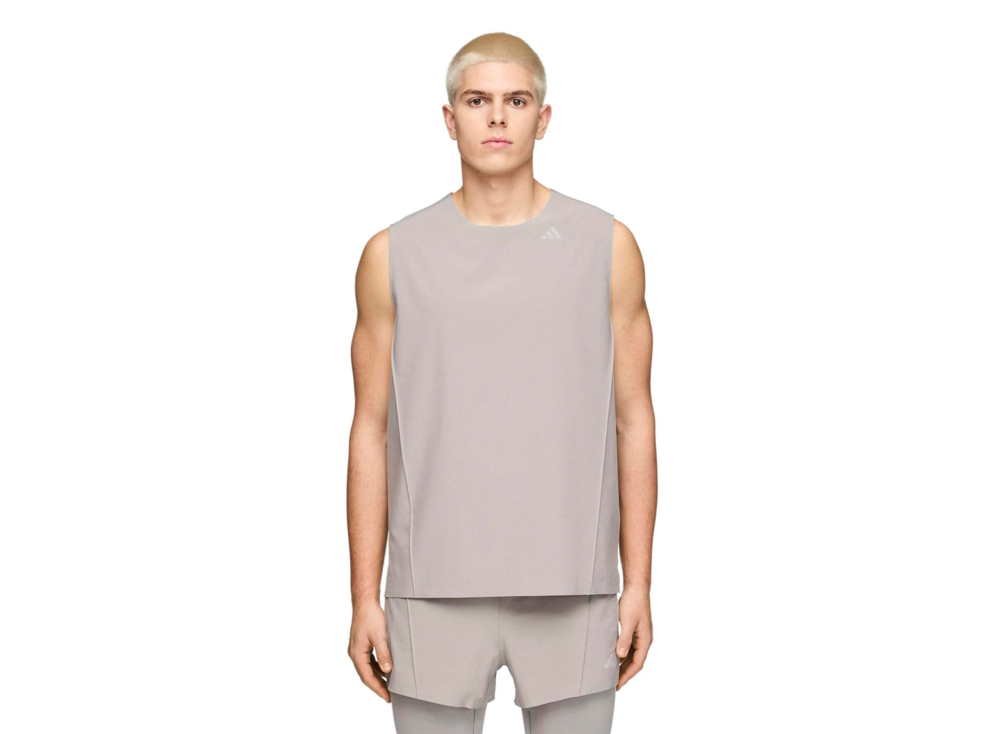 Adidas x Entire Studios D4T Tank in 'Dove Grey' — view 4