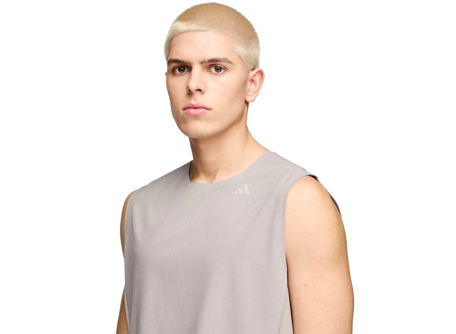 Adidas x Entire Studios D4T Tank in 'Dove Grey' — view 5