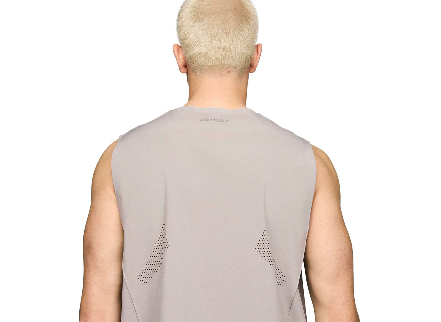 Adidas x Entire Studios D4T Tank in 'Dove Grey' — view 6